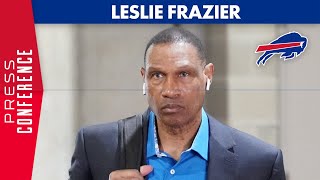 Leslie Frazier on Loss to Buccaneers and Preparing for the Panthers  Buffalo Bills [upl. by Suirrad]