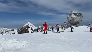 Gasteinertal  Sportgastein Seehöhe 15902650 Metern das höchstgelegenste Skigebiet in Ski amadé [upl. by Hazen]