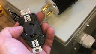 “installing” an L630 TWIST LOCK 250v 30 amp outlet [upl. by Alimat]