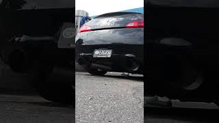 Tuned Infiniti G37s Coupe Revs POPS amp BANGS HKS Catback Exhaust [upl. by Julide661]