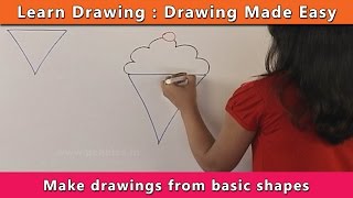 Drawings from Basic Shapes  Learn Drawing For Kids  Learn Drawing Step By Step For Children [upl. by Mchenry8]