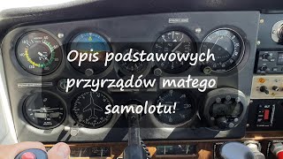 Co oraz w jaki sposób można odczytać z przyrządów małego samolotu [upl. by Russon29]