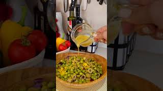 Easy pea salad recipe salad easy shorts [upl. by Enamart]