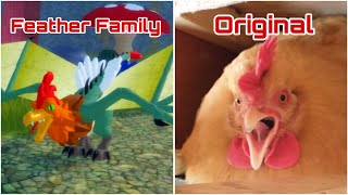 Feather Family all standard birds call sounds  Inspired  Feather Family Content [upl. by Helbonna797]