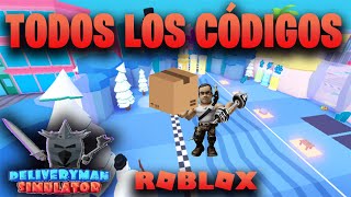 Todos los Códigos de 💪 DELIVERYMAN SIMULATOR 📦 activos de 2021 de ROBLOX  NUEVOS CÓDIGOS GRATIS [upl. by Zinck]