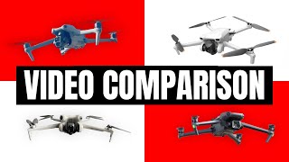 DJI Drone VIDEO Showdown DJI Mini 4 Pro vs Air 3 vs Mavic 3 Classic vs Mini 3 Footage Comparison [upl. by Norehs]