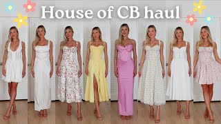 2500 DRESS TRY ON HAUL  House of CB spring 24 [upl. by Aeslahc988]