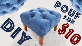 POUF FOR 10 DIY [upl. by Eyahsal]