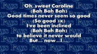 Sweet Caroline  Neil Diamond  Lyrics [upl. by Euqina]