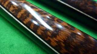 1pc Phoenix Master 17 hand spliced snooker cue with Maple shaft and Snakewood front splice [upl. by Aital609]