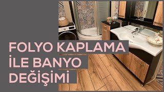 Renklendir Hayatını  Folyo Kaplama ile Banyo Değişimi [upl. by Delp]