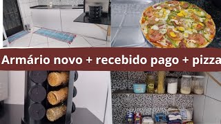 vlog tour pelo armário novo receita de pizza porta tempero novo Patrícia Alves ❤️ [upl. by Nytsyrk833]