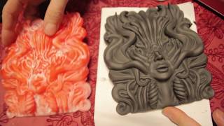 SMOOTHING LARGE PLA PRINTS WITH ACETONE [upl. by Arjun]