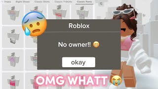 If ROBLOX has no owner 🫢😰😭 [upl. by Ocana]