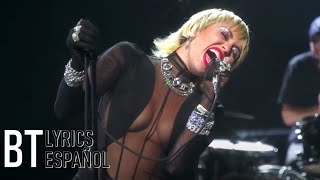 Miley Cyrus  Heart Of Glass Live from the iHeart Festival Lyrics  Español Video Official [upl. by Acceber]