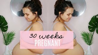 30 WEEKS PREGNANT  PAINFUL MOVEMENTS PREPARING FOR BABY amp FEELING EXCITED  PREGNANCY UPDATE [upl. by Terrence]