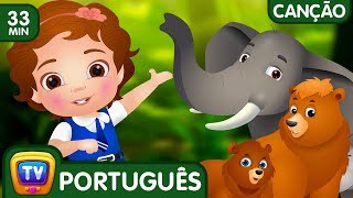 Vamos Todos À Floresta Lets Go to the Forest  Canções infantis em português  ChuChu TV Coleção [upl. by Trevorr]