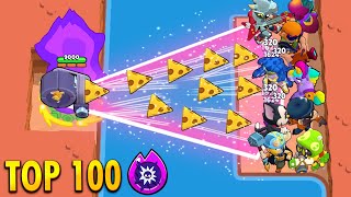 TOP 100 FUNNIEST FAILS IN BRAWL STARS 2024 MEMES 10 [upl. by Keyek]