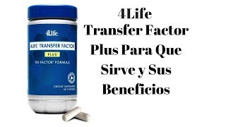 4Life Transfer Factor Plus Para Que Sirve y Sus Beneficios [upl. by Srednas]