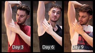 MEN Permanent Armpit Hair Removal in two weeks without pain [upl. by Sherline987]