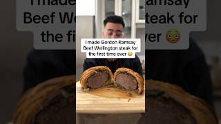 Cooking Gordon Ramsay Beef Wellington steak for the first time ever easy diy beef wellington [upl. by Vizzone]