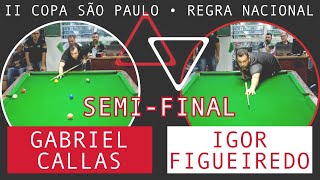 II Copa São Paulo • Regra Nacional • Semi Final • Gabriel Callas vs Igor Figueiredo [upl. by Aramoy]