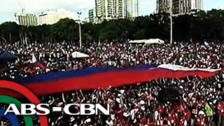 TV Patrol Miting de avance ng 5 presidential bets [upl. by Anhpad221]