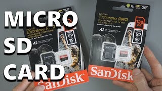 SanDisk Extreme PRO Micro SDXC Memory Card  Performance Test [upl. by Ramak258]