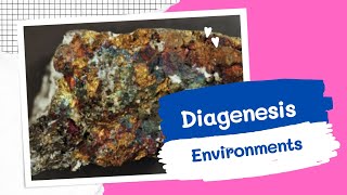 What are diagenesis environments [upl. by Nylhsa]