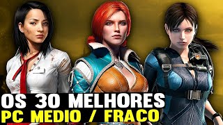 Os 30 Melhores Jogos Para PC MÉDIO  FRACO  jogos com gráficos realistas  2024 [upl. by Erdnuaed]