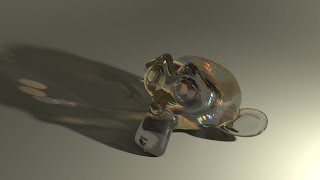 Blender fake caustics glass shader with Lightpath node [upl. by Ruford]