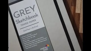 Unboxing grey sketchbook  kneadable art eraser [upl. by Lamp]