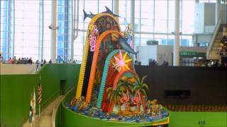 Miami Marlins Home Run Sculpture in Action [upl. by Anilatak]