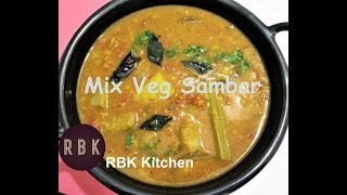 How to make sambar  l Murungai Kai amp kathrika Sambar Recipe in Tamil l Sambar recipes l ReCP  90 [upl. by Ahsea712]