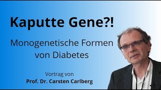 Diabetes verhindern Warum Sie Ihre Gene kennen sollten  Prof Dr Carsten Carlberg [upl. by Alage]