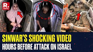 Shocking New Footage Shows Yahya Sinwar in Gaza Tunnels Hours Before Oct 7 Attack on Israel [upl. by Sousa422]