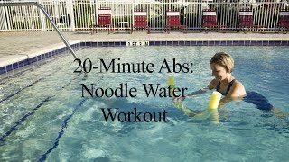 Aqua Noodle Abdominal Workout WECOACH [upl. by Aivilo999]