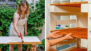 5 muebles de madera DIY para la cocina el salón y el jardín ¡más fácil y rápido de lo que crees [upl. by Waverley]