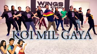 Koi mil Gaya Dance Video  Fitness dance  Zumba  Bollywood Workout  Kuch kuch Hota hai  Shahrukh [upl. by Dannie]