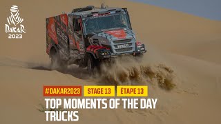 Trucks Top moments  Étape 13  Stage 13  Dakar2023 [upl. by Antoine240]