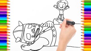 Cómo dibujar a David y Goliat  Pequeños Héroes  Dibujos para niños [upl. by Elane]