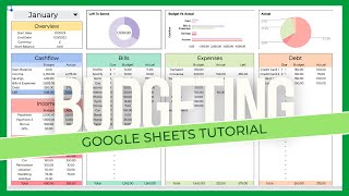 Digital Google Sheets Budget Planner [upl. by Goddard]