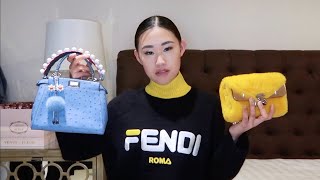 FENDI DESIGNER HANDBAG COLLECTION RARE EXOTICS LIMITED EDITION STYLES amp FAVORITES  JAIME XIE [upl. by Nnalorac963]