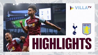 MATCH HIGHLIGHTS  Tottenham Hotspur 12 Aston Villa [upl. by Haikezeh]