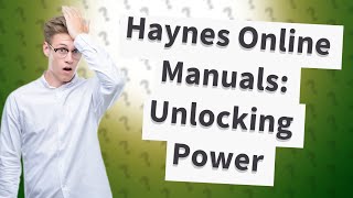 How Can I Benefit from Haynes Online Manuals Now Available [upl. by Kit128]