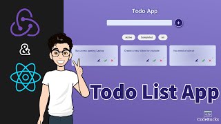 Building a Todo List App with Redux 😍   ReactRedux  Tutorial For Beginners [upl. by Hcra]