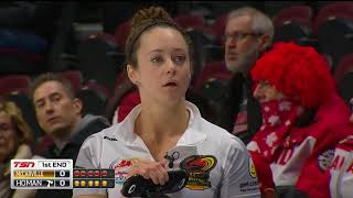 2017 Tim Hortons Roar of the Rings  Homan vs McCarville  Draw 6 [upl. by Ripleigh]