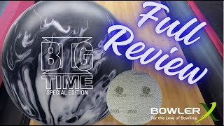 Ebonite Big Time Special Edition Bowling Ball  BowlerX Full Uncut Review with JR Raymond [upl. by Jephum]