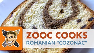 ♦ Zooc Cooks  Traditional Romanian Christmas Sweet Bread Cozonac [upl. by Mano]