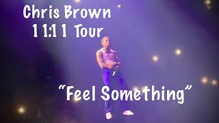 Feel Something  Chris Brown 1111 Tour Denver [upl. by Devona]